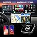2025 Smart Ai Box 2.0 Wireless CarPlay Android Auto Adapter Dongle for Cars with OEM Wired CarPlay, Magic CarPlay Ai Box Streaming YouTube TikTok Netflix Video Apps, Support TF Card GPS Dual WiFi