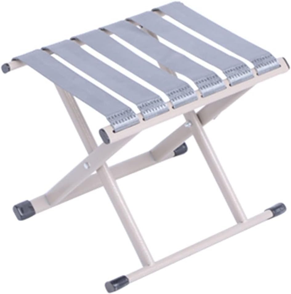 Outdoor Folding Stool Portable Outdoor Folding Stool Small Camping Chair Non-Slip Ultra-Light Outdoor Fishing Stool Collapsible Stool for Fishing Camping Hiking BBQ