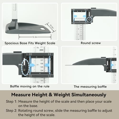Portable Aluminum Stadiometer Height Rod