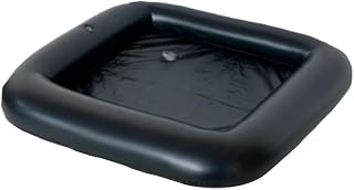 Inflatable Serving Bar with Drain Plug, Pool Party Buffet Drink Cooler, Ice Tray Food Drink Containers, Inflatable Ice Serving Bar, Ice Buffet Salad Serving Trays Food Drink Holder (60 * 60 cm)