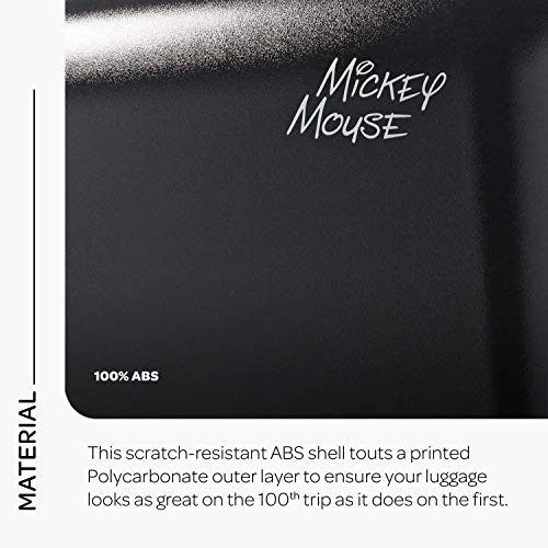 American Tourister Disney Hardside Luggage With Spinner Wheels, Black,Red, 21" #TOP3