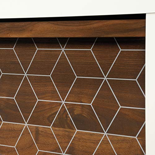 Image of Sauder Harvey Park 6 Drawer Dresser for Bedroom Wooden Dressers & Chest of Drawers, in Soft White