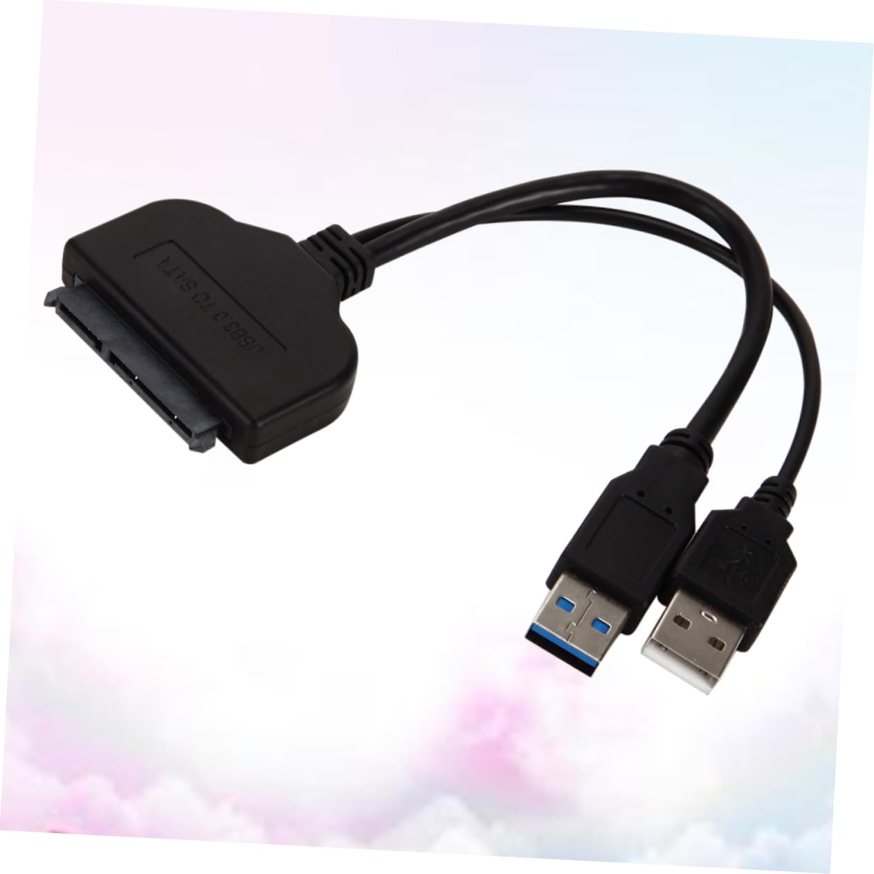 BESTonZON 3pezzi Adattatore Usb Per Dischi Rigidi Collegamento Facile Laptop e Computer Alimentazione Compatibile e Facile Trasportare