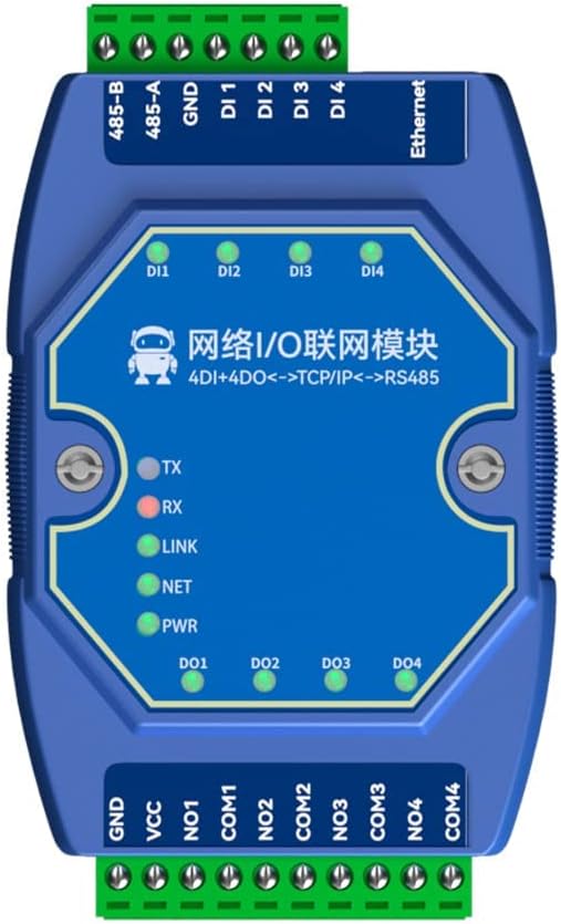 4DI+4DO ModBus Gateway ME31-AXAX4040 IoT Ethernet I/O Networking Modem TCP Server RJ45 RS485 Acquisition Control Module