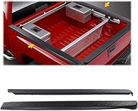 PIT66 5'8" Truck Bed Rail Caps for Chevy Silverado 1500 2007-2013 - Durable Pair, Scratch-Resistant Protection