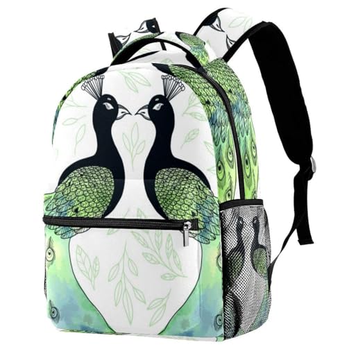 Sac à dos décontracté multicolore pour les cours et les sorties le week-end