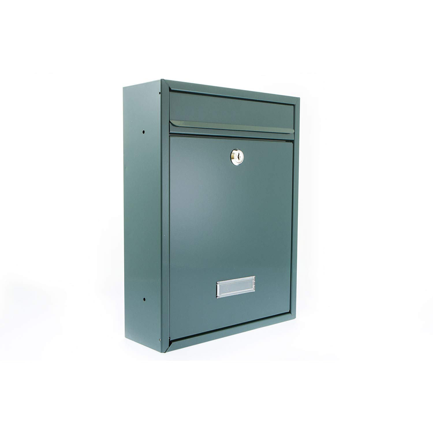 Burg-Wächter MB19G Buzón de Acero galvanizado montado en la Pared con Cerradura Resistente a la Intemperie, Verde, 260x340x88mm