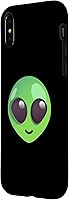 Vista 8 de iPhone 12 Pro Max Emoticon Alien Face Extraterrestre Alien Case