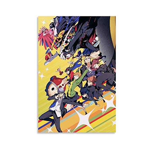 DCVH Persona Persona 4 Poster Decorative Painting Canvas Wall Art Living Room Posters Bedroom Painting 16x24inch(40x60cm)
