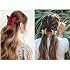 ALIMITOPIA Butterfly Hair Claw Clip Non Slip Matte Hairpin Barrette Headdress Bobby Pins Headwear Hair Jaw Clamp Clip Accessories for Women Girl Thick Thin Hair(Medium 2.7 inches;9pcs)