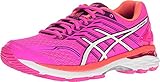 ASICS Women's GT-2000 5 Running Shoe, Pink Glow/White/Dark Purple, 8 M US