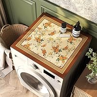 Housse Machine à Laver 60x60cm Antidérapante, Protection Poussière Et