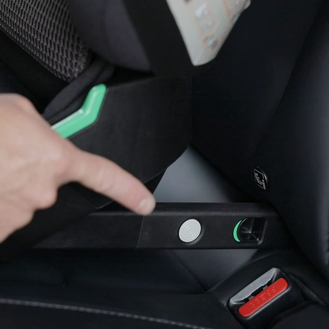 Urban Kanga Wallaroo Przenośne i składane siedzisko samochodowe, ISOFIX i-Size 100–150 cm (czarne) (antracytowy)