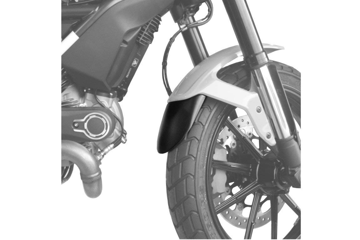 Puig Black 9023N - Front Fender Extender For Ducati Scrambler Icon 2015-2022