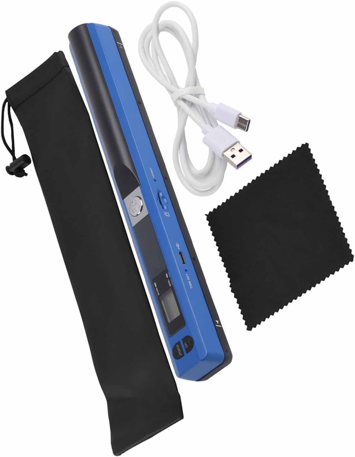 Fydun Handheld Scanner Portable, USB Pen Scan JPG PDF 2.0 Blue (Blue)