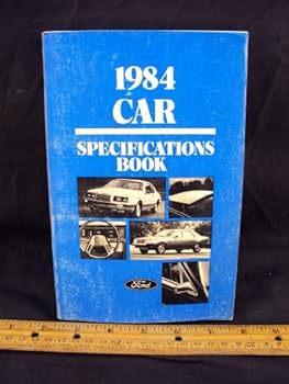 Paperback 1984 Ford Car Service Specifications Manaul Book