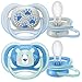 Philips Avent SCF085/03 - Succhietto Ultra air, Lascia respirare la pelle del tuo bambino, Ortodontico & senza BPA, 6-18 m, confezione da 2 pz