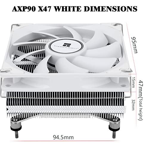 PC ITX surchauffe Solution Thermalright AXP90 X47 mini ventirad 47mm - 7