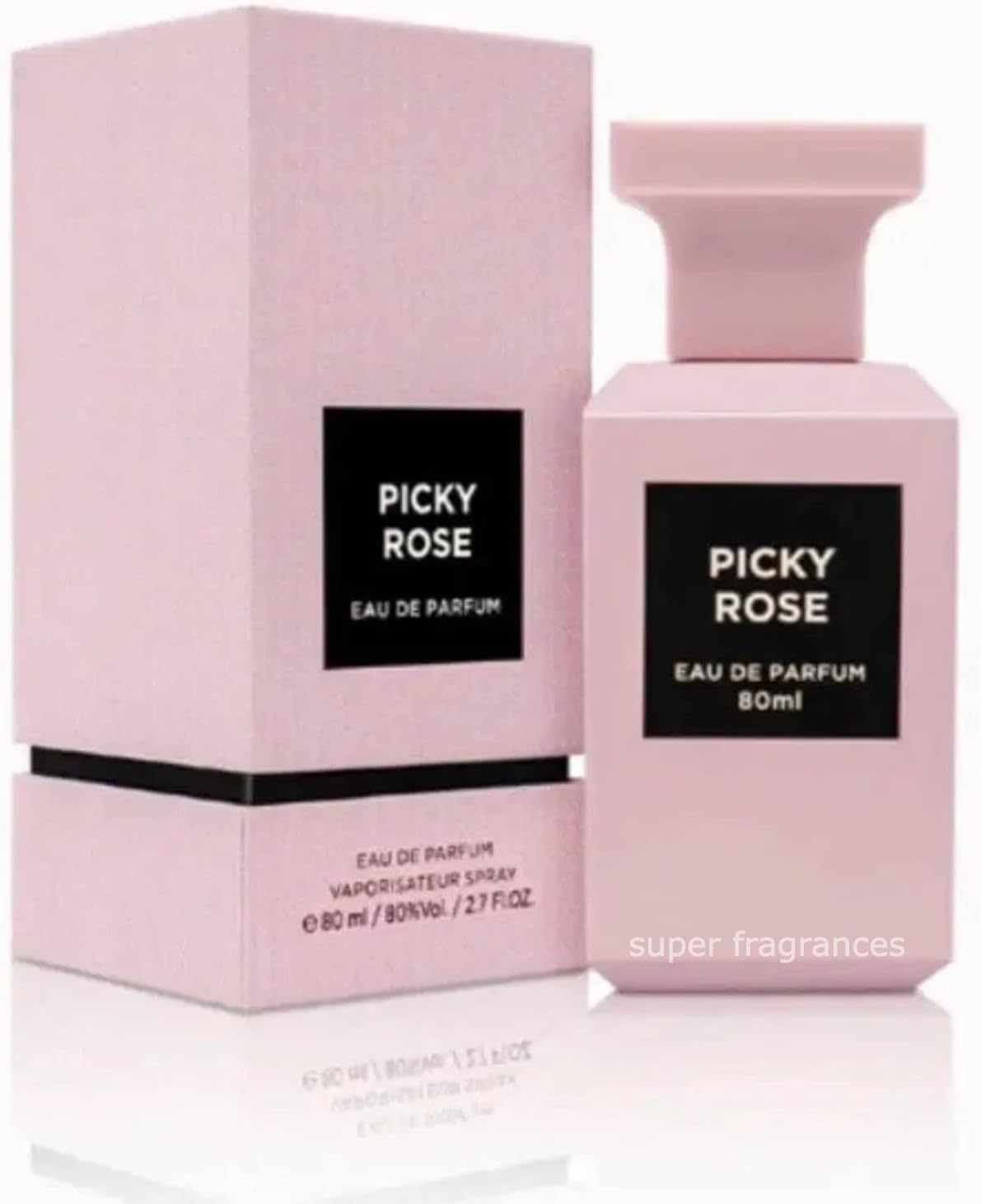 Picky rose perfume for women 80ml Bulgarian Rose, Turkish Rose and