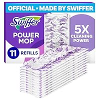Swiffer PowerMop Multi-Surface Mopping Pad Refills, Made by Swiffer, for Floor Cleaning, 11 Count