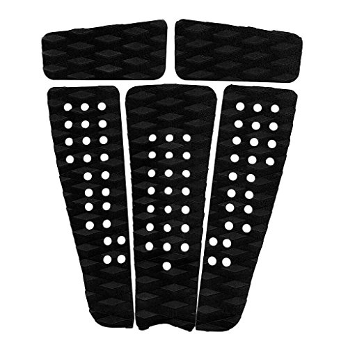 Jili Online 9X Non-Skid Front Foot Traction Pad Deck Grip & Tail Pad for Surf Board