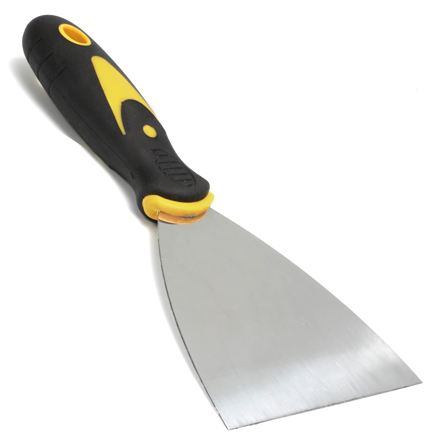Utoolmart Putty Scraper 100 CRV Steel Putty Knives with Plastic Ergonomic Handle for Taping Paint Wall Floor Tile 3pcs