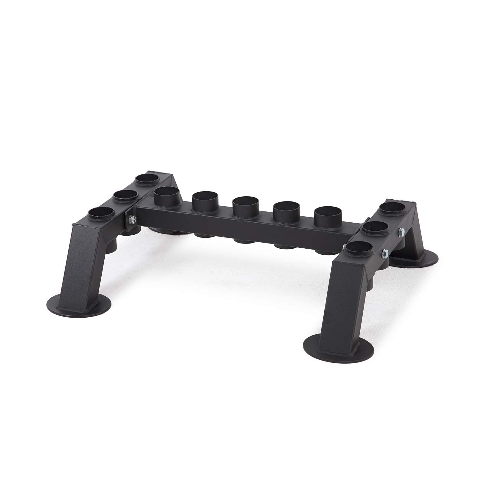 AMAYA SPORT Soporte Barras Olímpicas Suelo, Estructura para Guardar Barras de Gimnasio de Diferentes tamaños, Almacenar Barras de Gimnasio