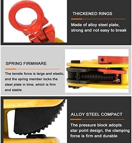 HLC2H 横吊りクランプ(ロックハンドル機構付) スーパーツール 荷重2t