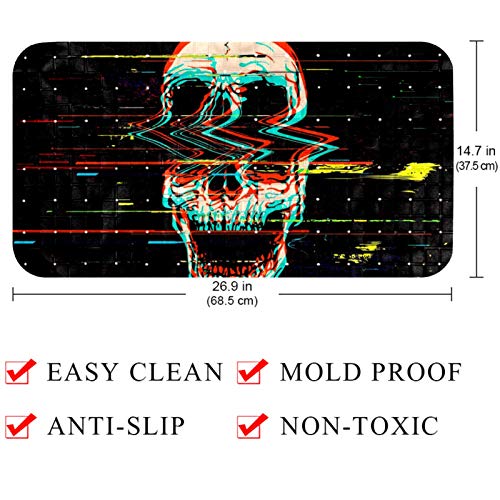 Tapis de douche antidérapant bébé baignoire sans risque motif RVB - 5
