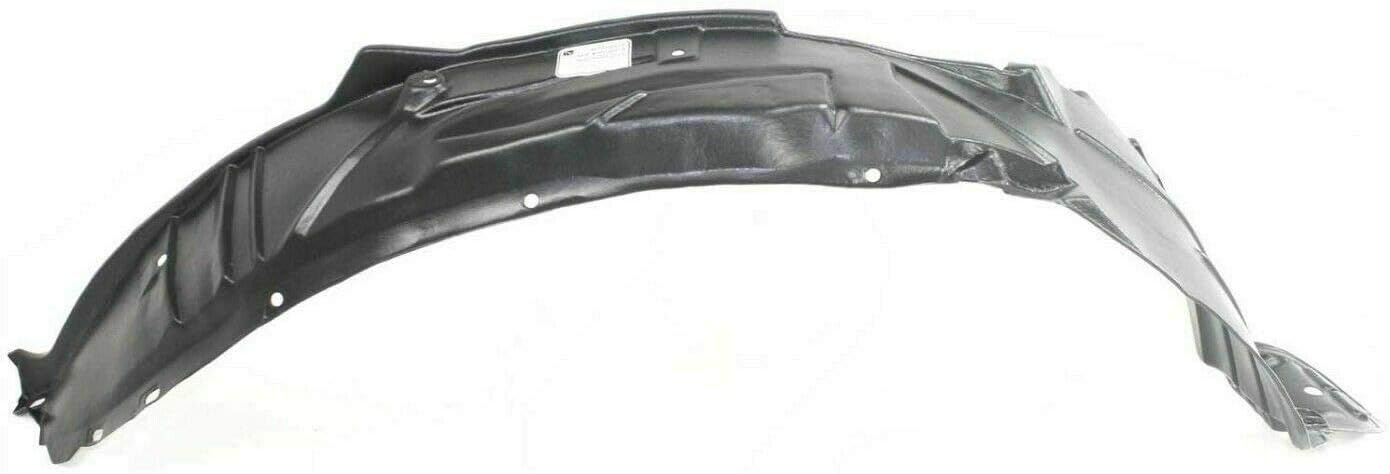 Front Fender Liners Set + Engine Splash Shield Under Cover For 2001-2003 Honda Civic Coupe/Sedan Automatic Transmission Direct Replacement