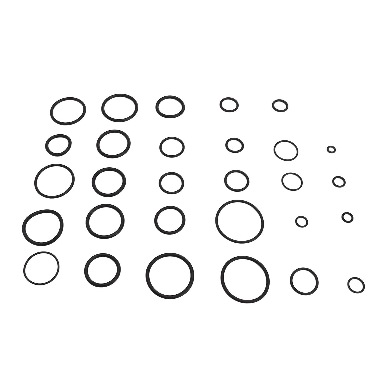 Kit di assortimento di O-ring in gomma di alta qualità, prestazioni di tenuta durevoli, prestazioni di tenuta del di condizionamento dell'aria, sostituzione della guarnizione per