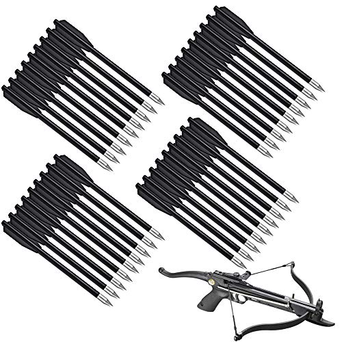 Crossbow Bolts Arrows 6.3\" Plastic Hunting Arrows for 50-80lbs Mini Crossbow Archery Pistol - Fishing Hunting Target Practice (Pack of 36) - Thumbnail 5