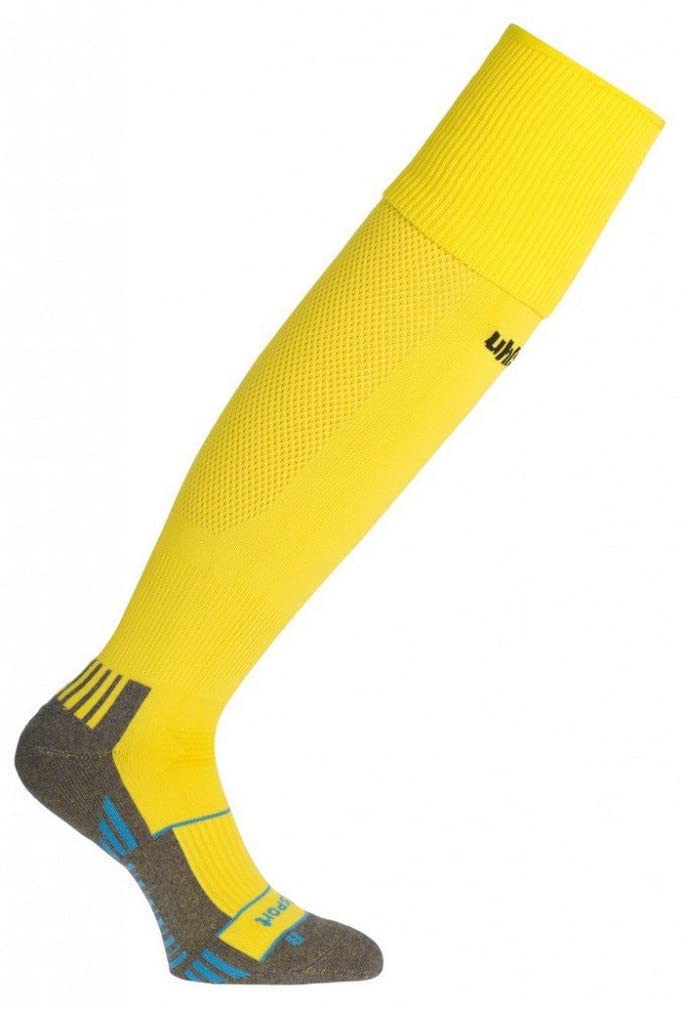 Uhlsport Unisex Team Pro Player Stocking Socks - Yellow, Size 28-32