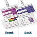 EKG Buddy Badge 4 Card Set - Doubled Sided Nurse ECG Interpretation Guide Rhythm Cheat Sheet EKG Telemetry Strips for ACLS Medical Cardiac Reference and Nursing Student Gift Accessories