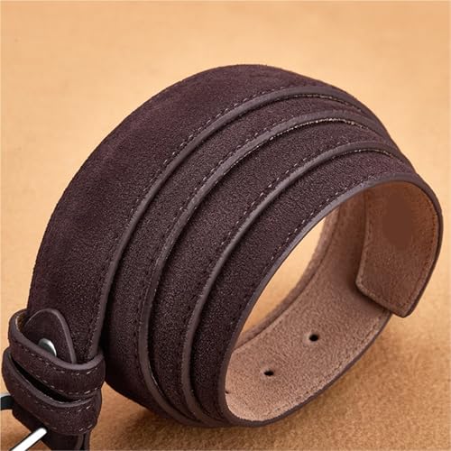 Genuine Leather For Man And Lady With Oxford Fabric Strap Genuine Pin Buckle Blue Gray Belts4