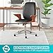 BesWin Office Chair Mat for Carpet, 48'' x 36'' Clear Floor Mat for Low and No Pile Carpeted Floors, Thick and Sturdy Carpet Protector for Work, Home, Gaming, Easy Glide and Flat Without Curling