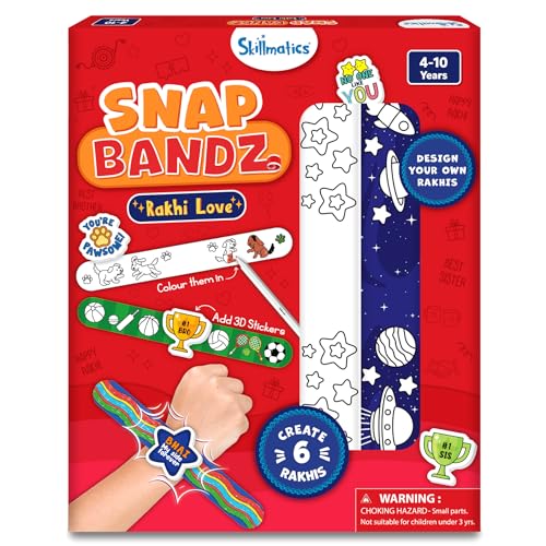 Image of Skillmatics Snap Bandz - Rakhi Love, DIY Jewelry Art & Craft Activity