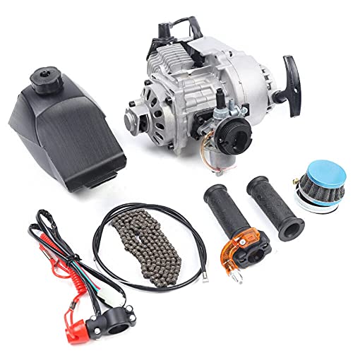 49CC 2-Stroke Engine Motor Kit, Mini Pull Start Engine for Pocket Bike Mini Dirt Bike Atv Or Scooter
