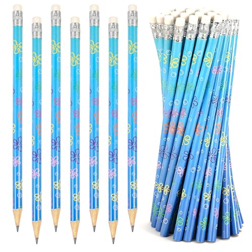 Lápices de grafito AnyDesign pack x48 con borrador miniatura 1