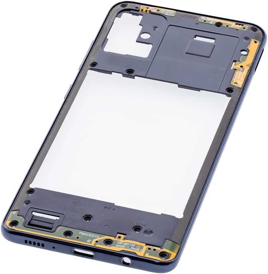 Best Shopper - Front Housing LCD Frame Bezel Plate | Cellphone LCD Repair Parts - Replacement Compatible with Samsung Galaxy A51 4G (A515 / 2019) - Prism Crush Black