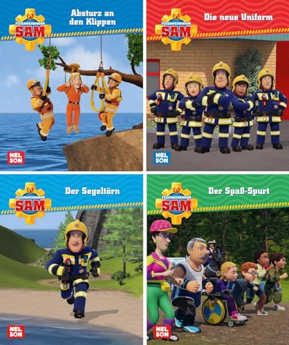 Nelson Mini-Bücher: 4er Feuerwehrmann Sam 21-24: Im Mitnahmeformat ab 3...