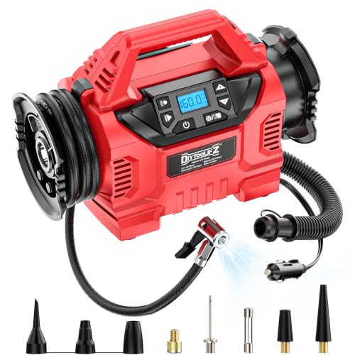 Image of 3X Faster 160PSI Cordless Air Pump Compatible with Milwaukee 18V Battery