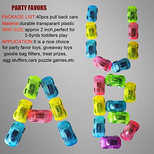 Himeeu 36 Pcs Upgrade Pull Back Vehicles Mini Car Toys Friction Powered Racing Cars For Preschool Toddlers Boys & Girls,Bulk Cars Party Favors Toys #TOP6
