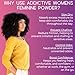 Addictive Womens Feminine Powder | Absorb Sweat | Fight Friction and Chaffing | Prevents Odor | Made from Natural Ingredients | Made in the USA (Blossom)