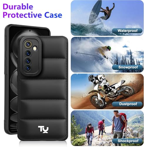 Image of TRUEUPGRADE Designed for Realme 6 / 6i Back Cover | Camera Bump & 360 Flexible Puff Armor Protection | Shock Proof Back Case Cover (Black)