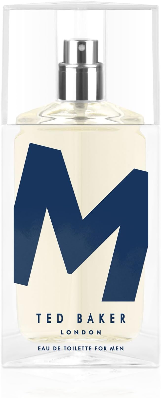 Ted Baker M Eau De Toilette Men's Fragrance Fresh Citrus Spicy Scent with Mandarin, Bergamot, Black Pepper, Amber Vetiver Musk Long Lasting EDT Spray for Men & Teens 2.5 fl oz / 75ml