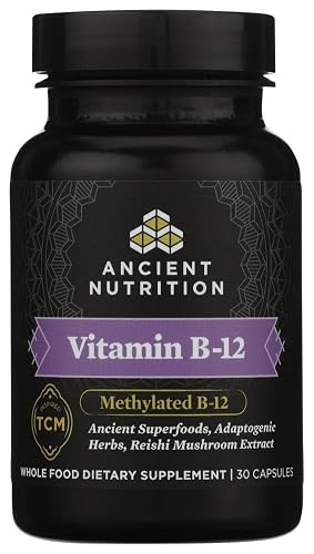 Ancient Nutrition Methylated Vitamin B12 Supplement, Supports Energy