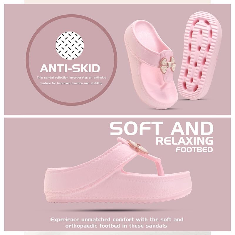 Image of Richmen Women Summer Flip Flop Slippers Casual Pillow EVA Anti-Slip Sole Slide Slipper Indoor Bedroom Sandals for Women's & Girls