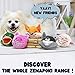 ZENAPOKI Dog Toys for Aggressive Chewers (3in1) - Squeaky Dog Toys Interactive - Dog Toys for Medium Dogs, Large & Small Breeds - Puppy Teething Chew Dog Toy - Juguetes Perros - Pink