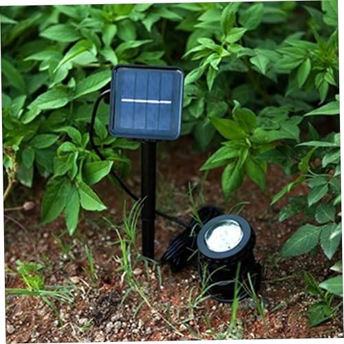 Luces para estanque sumergibles de 6 LED con carga solar y panel de alta resistencia impermeable 6